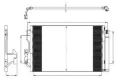 Uscator condensator aer conditionat BMW Seria 1 (F20), Seria 1 (F21), Seria 2 Cupe (F22, F87), Seria 3 (F30, F35, F80), Seria 4 Cabriolet (F33, F83),