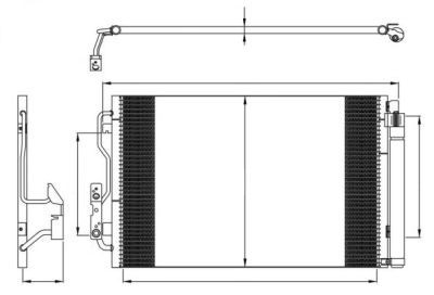 Uscator condensator aer conditionat BMW Seria 1 (F20), Seria 1 (F21), Seria 2 Cupe (F22, F87), Seria 3 (F30, F35, F80), Seria 4 Cabriolet (F33, F83), foto