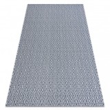Covor CASA ECO SISAL Boho Caro 22084 albastru inchis / cremă, covor reciclat, 133x190 cm, Dreptunghi