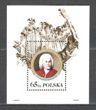 Polonia.1985 300 ani nastere J.S.Bach:compozitor-Bl. tip I MP.186, Nestampilat