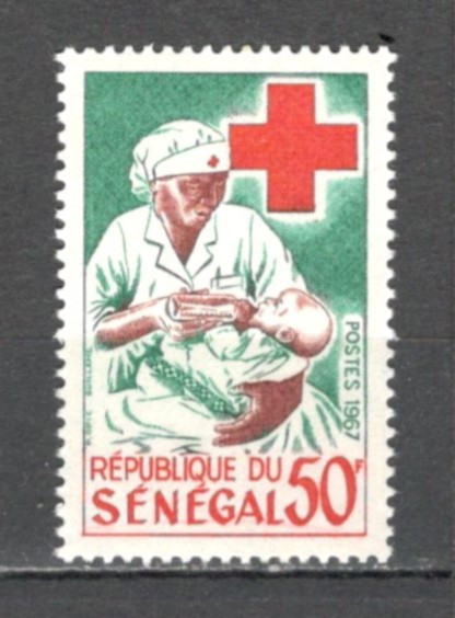 Senegal.1967 Crucea Rosie MS.89