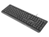 Tastatură neagră USB A NATEC FR layout cu cablu 1,8m slim