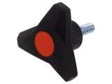 Buton de reglare &Oslash;63mm Filet M8 25mm H30,5mm