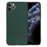 Husa pentru Apple iPhone 11 Pro Max, Techsuit, Carbonite FiberShell, Verde
