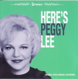 CD Peggy Lee &lrm;&ndash; Here&#039;s Peggy Lee (EX)