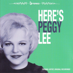 CD Peggy Lee ‎– Here's Peggy Lee (EX)