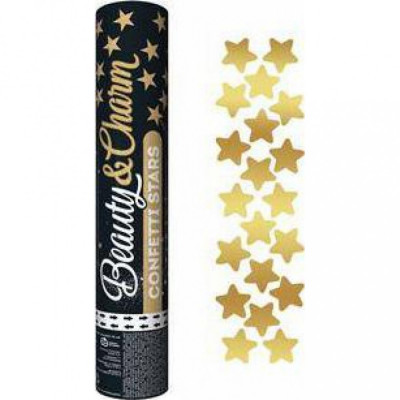 Tub confetti stelute aurii 30cm StarHome GiftGalaxy foto