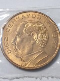 Mexic 10 cent 1967 UNC, America Centrala si de Sud