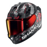 Casca integrala Shark Skwal i3 Hellcat negru/rosu/alb mat marime XL