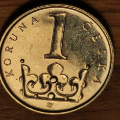Cehia - moneda de colectie - 1 korun / coroana 2009 aUNC - impecabila !