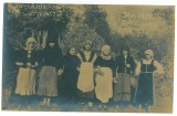 5596 - SLOBOZIA, Ialomita, Ethnic women - old postcard real PHOTO - unused 1917, Necirculata, Fotografie