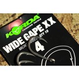 Carlige KORDA WIDE GAPE XX NR.4 10BUC/PLIC