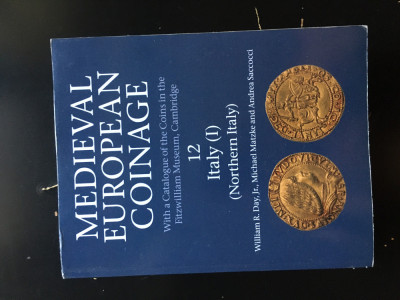 Medieval European Coinage vol 12 Northern Italy foto
