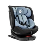 Scaun auto, Lorelli Concord Pro, Isofix, picior de sprijin, rotativ 360, cu perna de calatorie, 40-150 cm, Blue