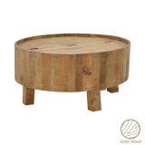 Cumpara ieftin Masuta de cafea cu spatiu depozitare Darian lemn masiv de mango, culoarea nuc D90x45cm