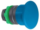 Buton Apăsare 22mm Albastru ZB5AC6