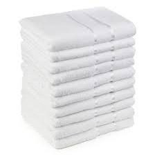 Set 10 prosoape 100% de bumbac Pakistanez, 50x90 cm, cod P104