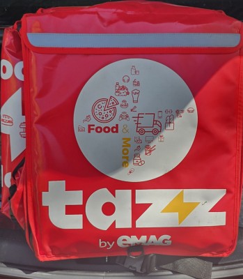 GEANTA RUCSAC TAZZ DELIVERY ABSOLUT NOU NOUTA NEFOLOSITA ROSU SECTORUL 4 foto