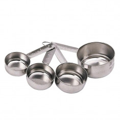 Set 4 linguri pentru masurare, inox foto