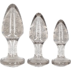 Set dildo Glittering Argintiu
