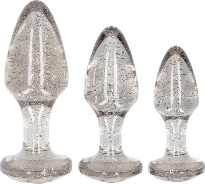 Set dildo Glittering Argintiu foto