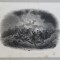 &quot;Night Attack in the Trenches, Sebastopol&quot; gravura 1857