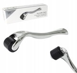Aparat masaj facial Derma Roller 540 ace 0,2 mm argintiu din oțel