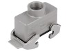 Conector Carcasa HDC Harting Han B 16B pe Cablu, Aliaj Aluminiu, IP65, PG21