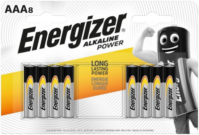 Set 8 Baterii Energizer Alcaline Power R03/AAA 30502780 foto