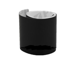 Folie protectie ornamente prag interior, exterior, Ornament aripa, bara protectie si structura, latime 16, 5 cm, 10 metri per pachet, neagra,