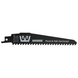 Lama fierastrau sabie pentru lemn cu cuie, 150 mm, 5 TPI, Raider