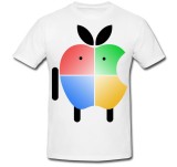 Cumpara ieftin Tricou &quot; Android-apple-windows logo &quot;