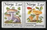 Norvegia 1988 - Ciuperci, serie neuzata