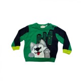 Chicco copii pulover verde negru culoare 3 luni, Marime universala, Multicolor
