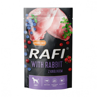 Rafi Adult GF Pat&amp;eacute; with Rabbit 500 g foto