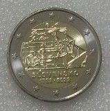 Slovacia comemorativa 2 euro 2022 Motorul cu abur bimetal UNC necirculata **