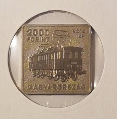 Hungary, Ungaria, 2000 Forint K&aacute;lm&aacute;n Kand&oacute;, 2019, KM# comemorativa, patrata, tiraj 10000