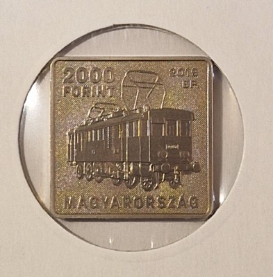 Hungary, Ungaria, 2000 Forint K&amp;aacute;lm&amp;aacute;n Kand&amp;oacute;, 2019, KM# comemorativa, patrata, tiraj 10000 foto