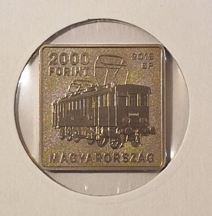 Hungary, Ungaria, 2000 Forint K&aacute;lm&aacute;n Kand&oacute;, 2019, KM# comemorativa, patrata, tiraj 10000