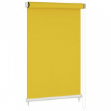 VidaXL Jaluzea tip rulou de exterior, galben, 160x230 cm