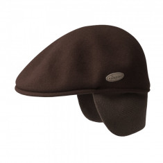 Sapca-Basca Kangol Wool 504 Earlap Espresso (S,L) - Cod 9765945