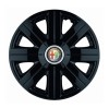 Set 4 Capace Roti, potrivite jantelor de R16, pentru Alfa Romeo, model Cosmos Negru, Autohelix MSA