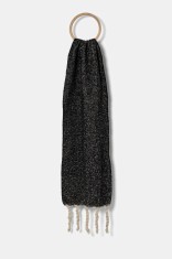 Answear Lab fular femei, culoarea negru, neted