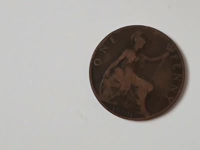 One penny 1900 foto