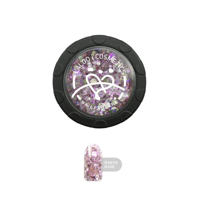 Glitter cu paiete Roz No.01 Laloo