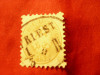Timbru 15 kr. Austria 1863 dantelura 9 1/2 ,stampila Trieste sediul Marinei Aust, Stampilat