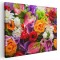 Tablou aranjament floral flori variate, multicolor 1603 Tablou canvas pe panza CU RAMA 60x80 cm