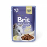 Brit Delicate, hrana umeda pentru pisici, Vita, 85 gr