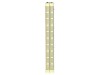 Placa Prototipare Universala WISHER ENTERPRISE WBU-D Pas 2.54mm 100 Campuri Contact Dimensiune 9.5x166mm