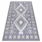 Covor SISAL SION aztec 3007 țesute plate albastru / roz / ecru, 200x290 cm